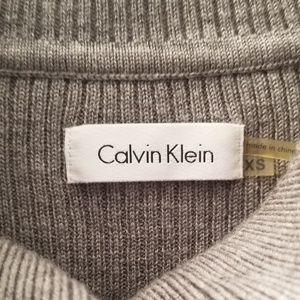Calvin Klein Cowl Neck Short Sleeve Sweater Dress